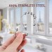 Wild Tribe Rustproof Shower Curtain Rings Double-hook  Stainless Steel Heavy Duty Roller Double Glide Shower Hooks for Bathroom Shower Rods Curtains Liners  Set of 12 - B07B9WDJYH